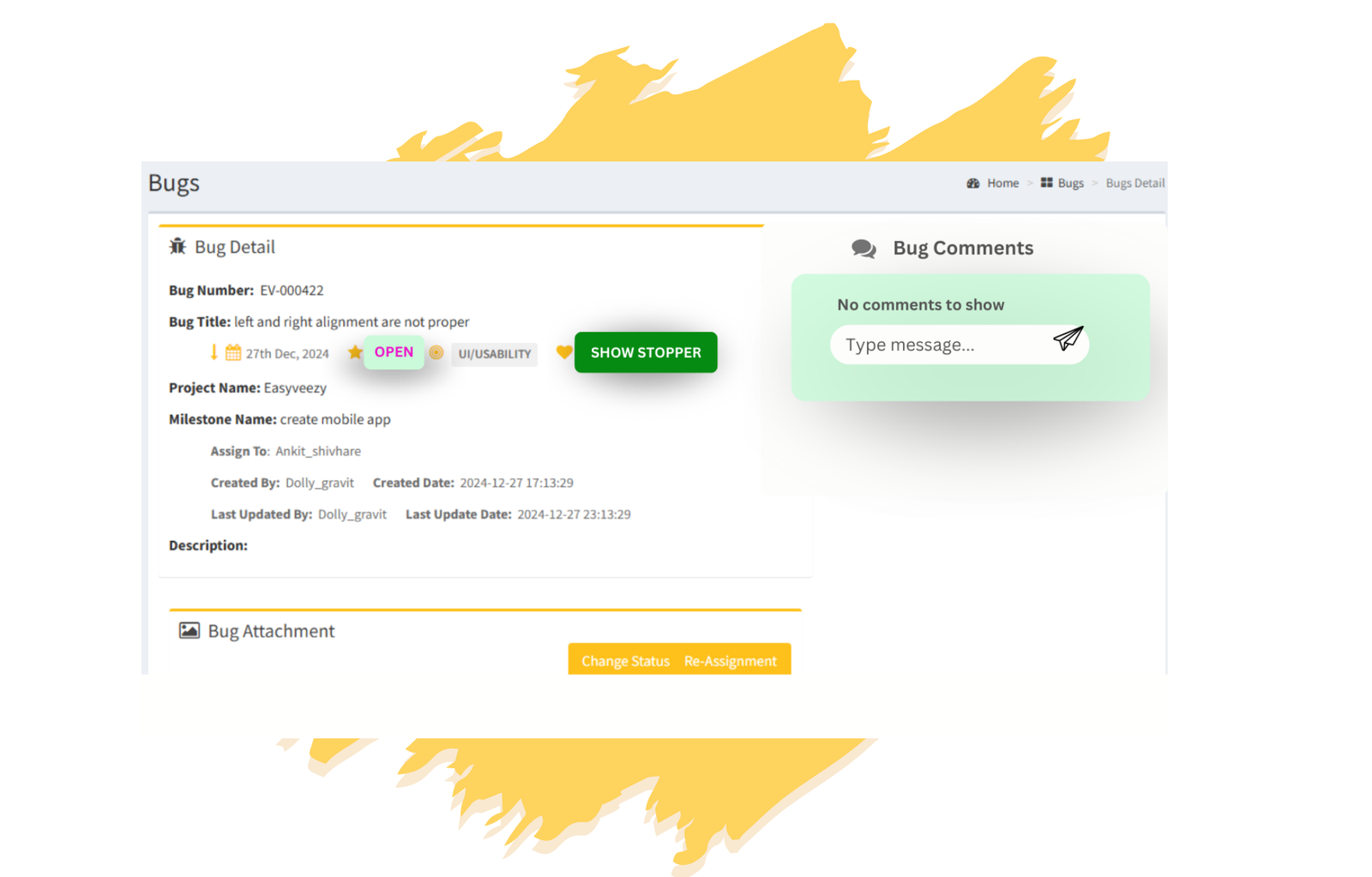 bug tracking system