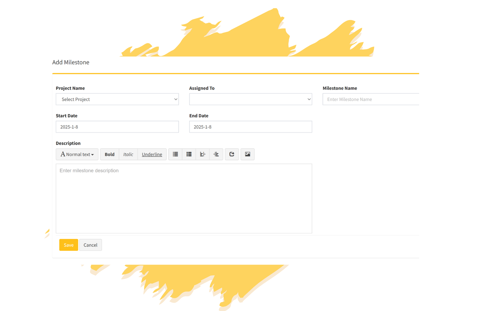 project organizer guide